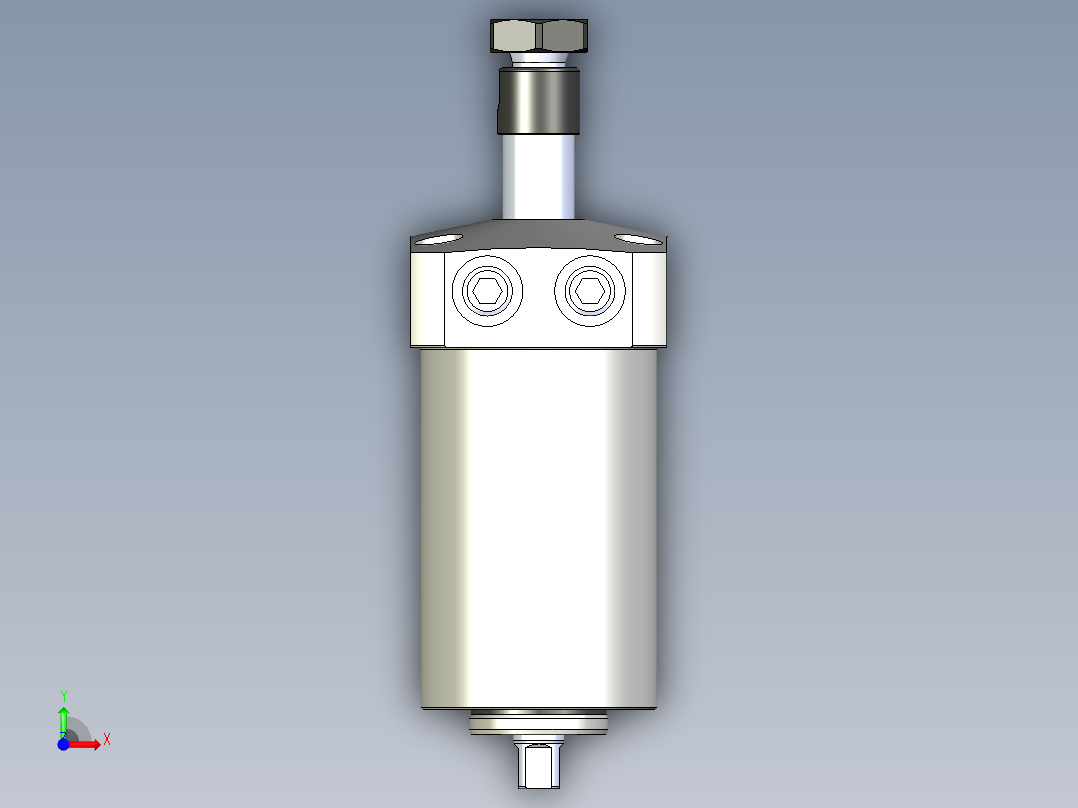 KOSMEKWHE1000-2GLD多系列多零件图纸模型前视图