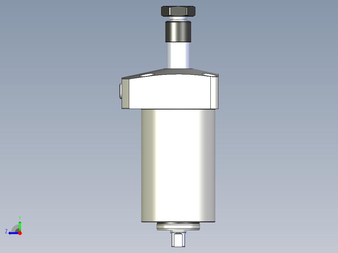 KOSMEKWHE1000-2GLD多系列多零件图纸模型右视图