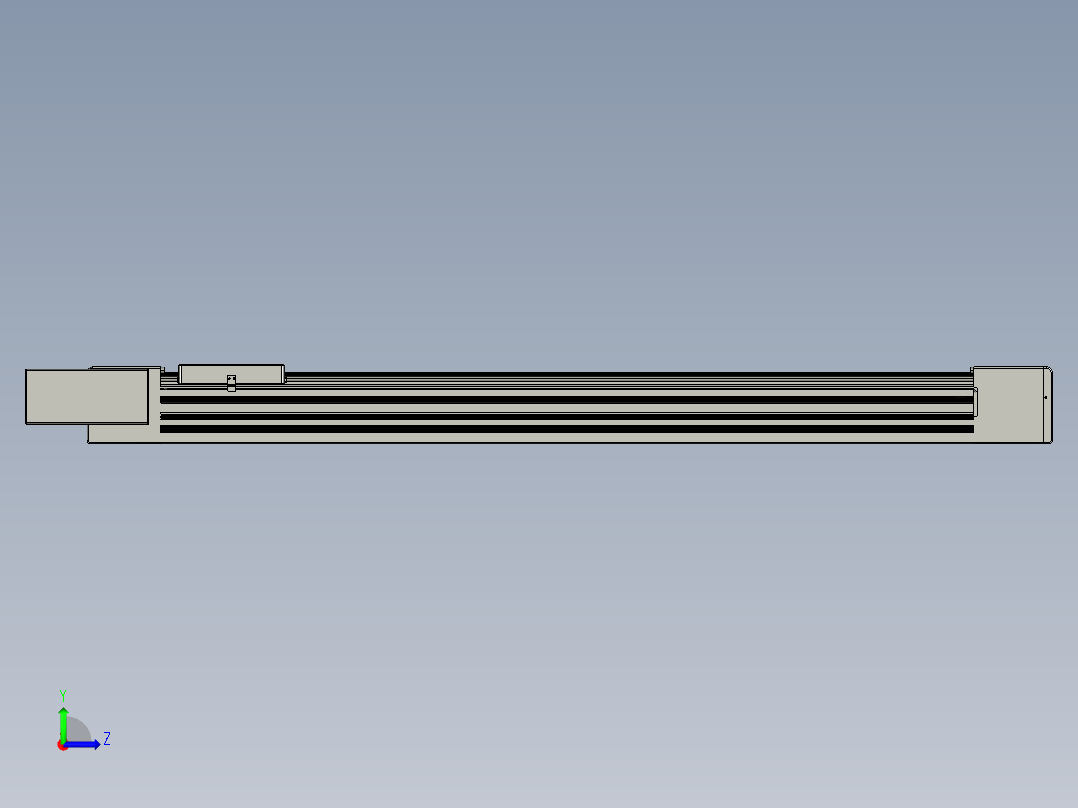 威洛博直线电机模组EB10-L224-S1150-BL-ZP75-MS3-5K左视图