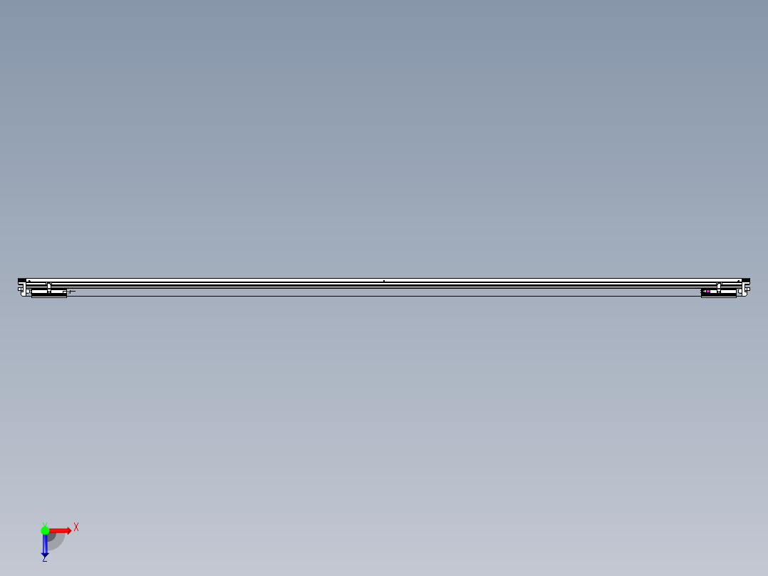 威洛博VL系列直线电机模组-2VL17E2-S2850俯视图