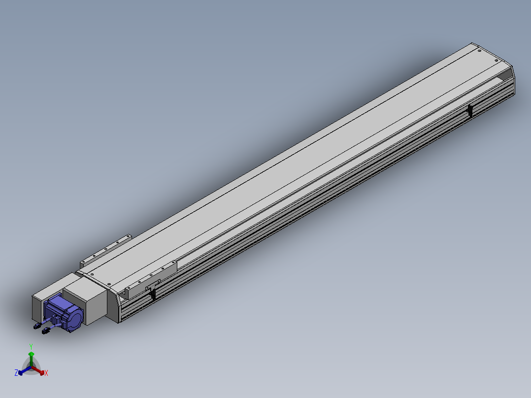 精密模组MT220-L150-1500-L-M75-C4正等轴测图