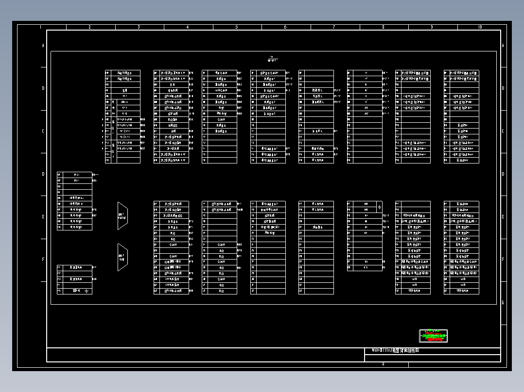 变电站微机保护图纸全套