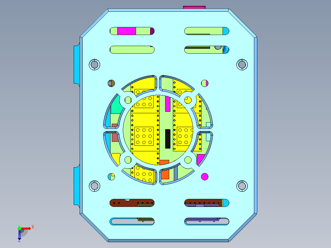 mega2560的微控制器板俯视图