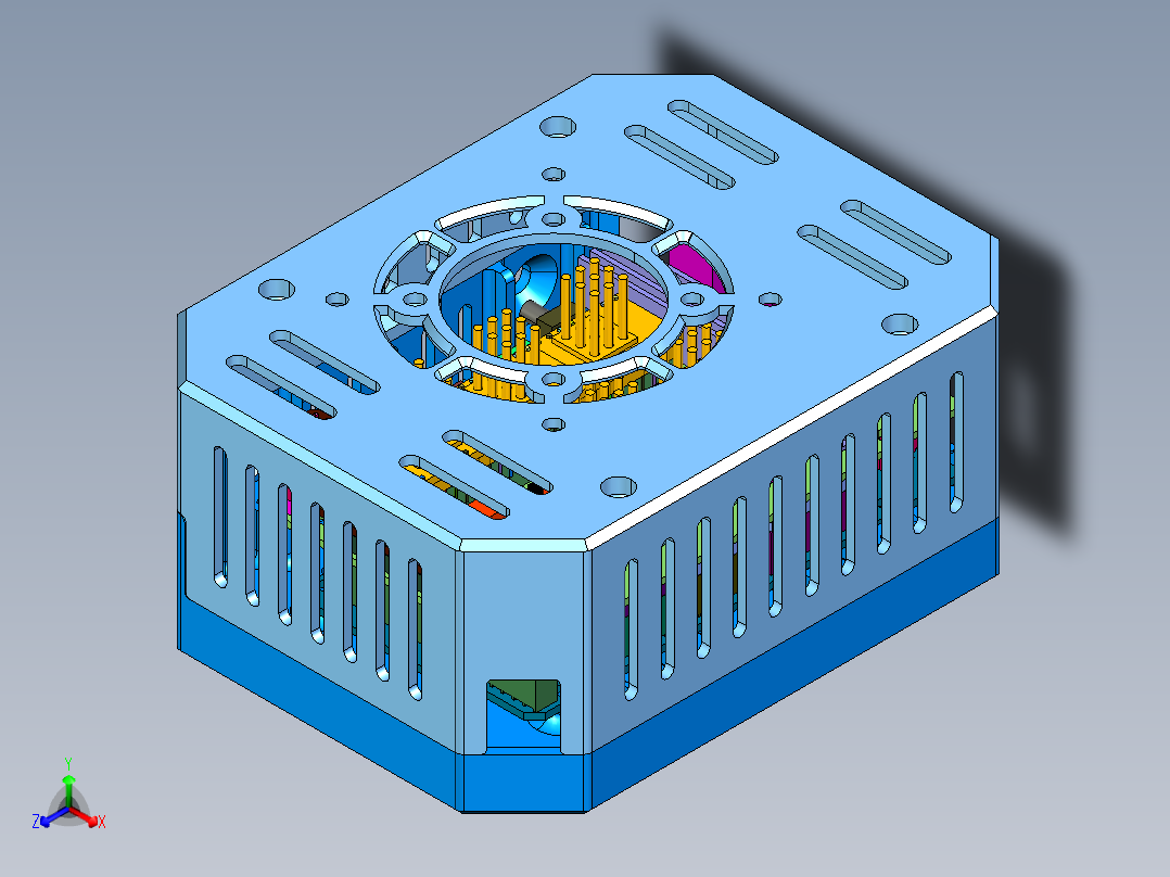 mega2560的微控制器板正等轴测图