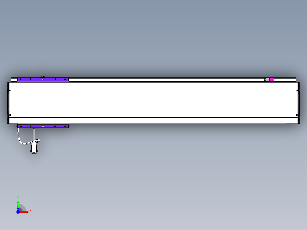 威洛博VL系列直线电机模组-VL17E3-S900前视图