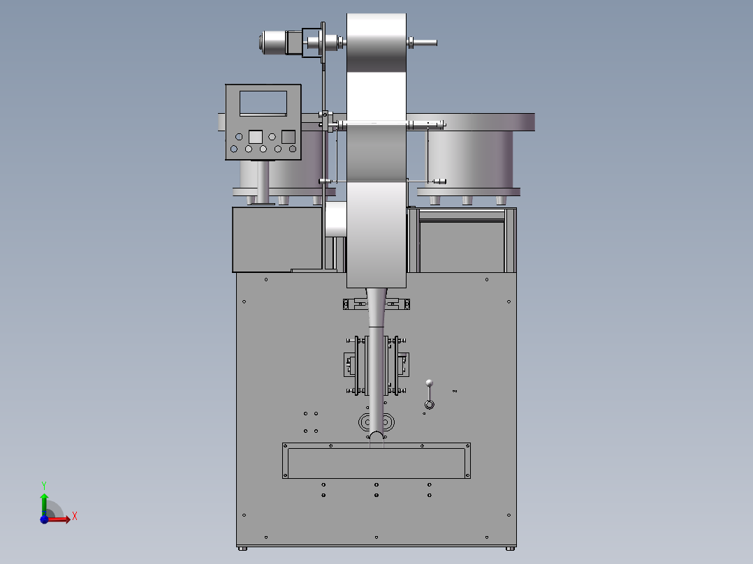 颗粒包装机前视图