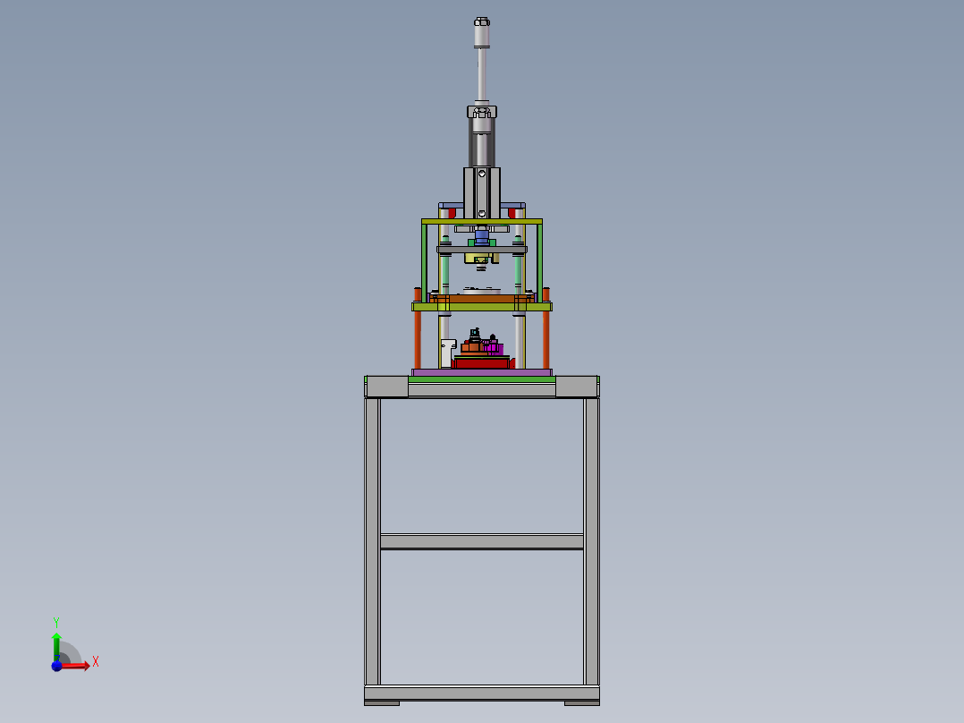 油泵法兰插头传感器组装sw18可编辑前视图