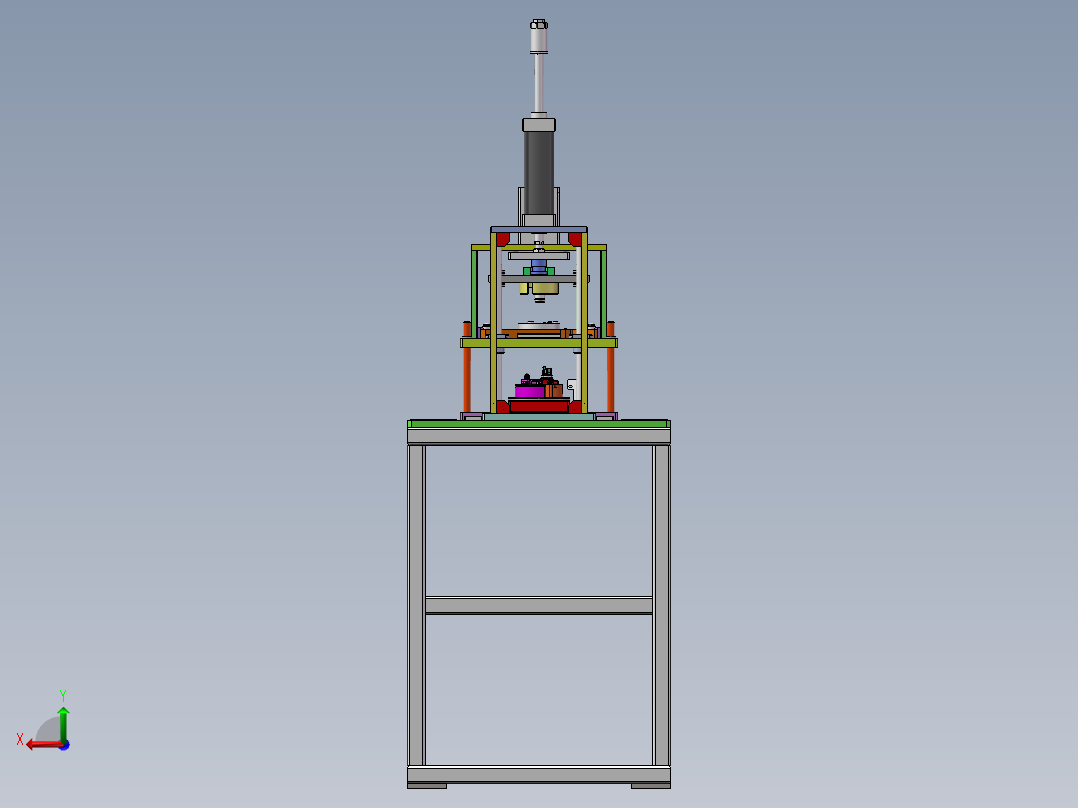 油泵法兰插头传感器组装sw18可编辑后视图