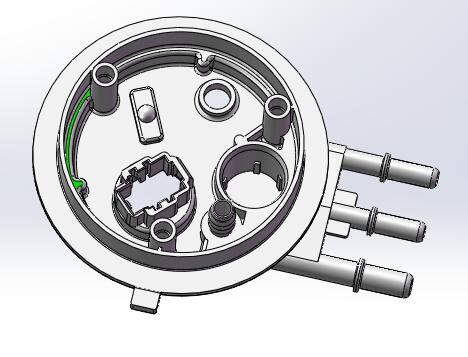 油泵法兰插头传感器组装sw18可编辑