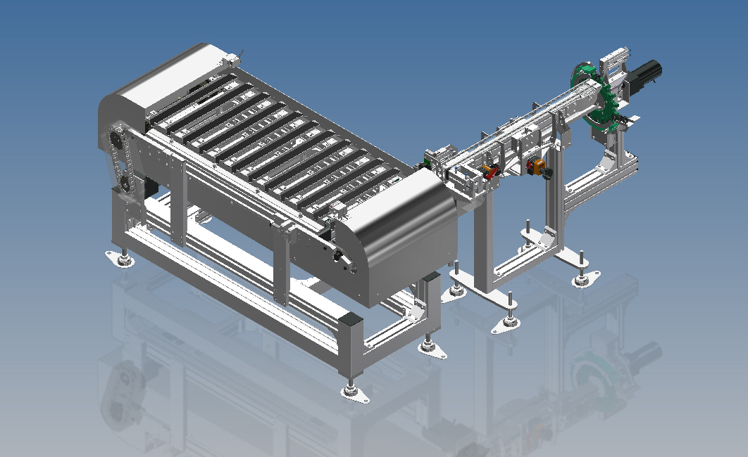 outlet conveyor输送机3D图纸 INVENTOR设计 附STP