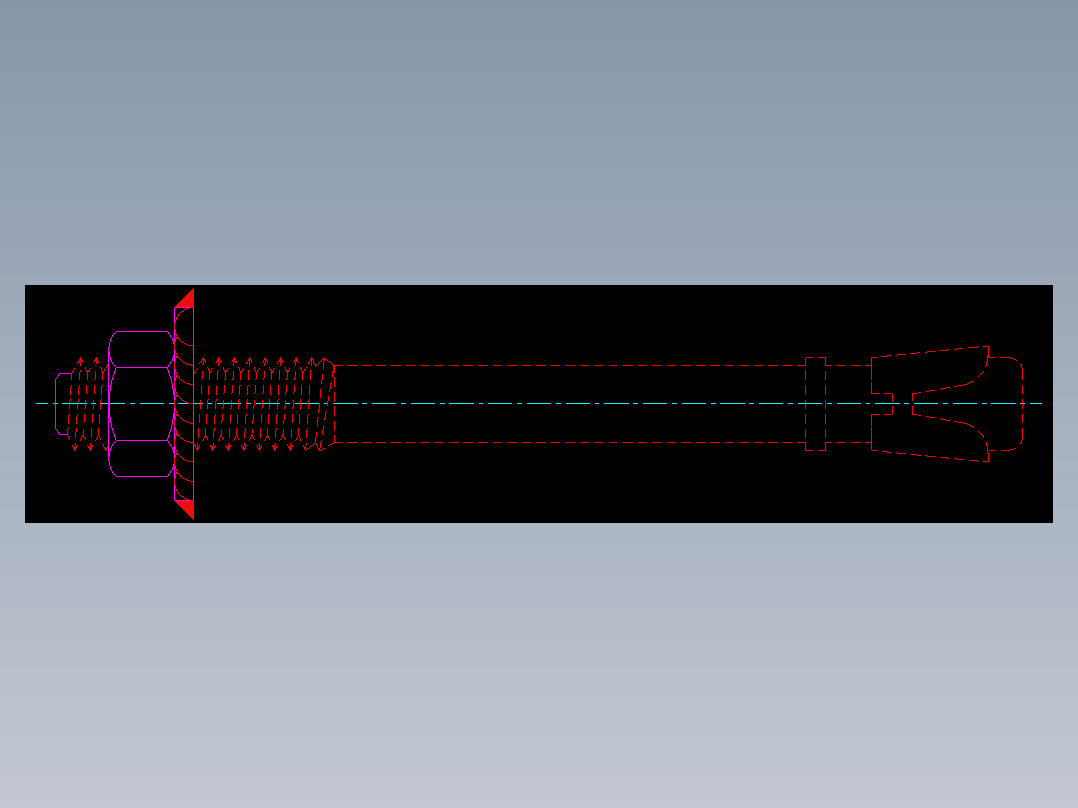 Auto_CAD<span style='color: red'>膨胀螺栓</span>图