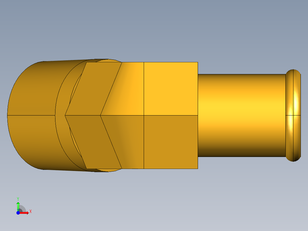 倒齿式工业管接头Beaded Hose Barb 45Deg Elbow Tube to Male Pipe 179HB-10-8前视图