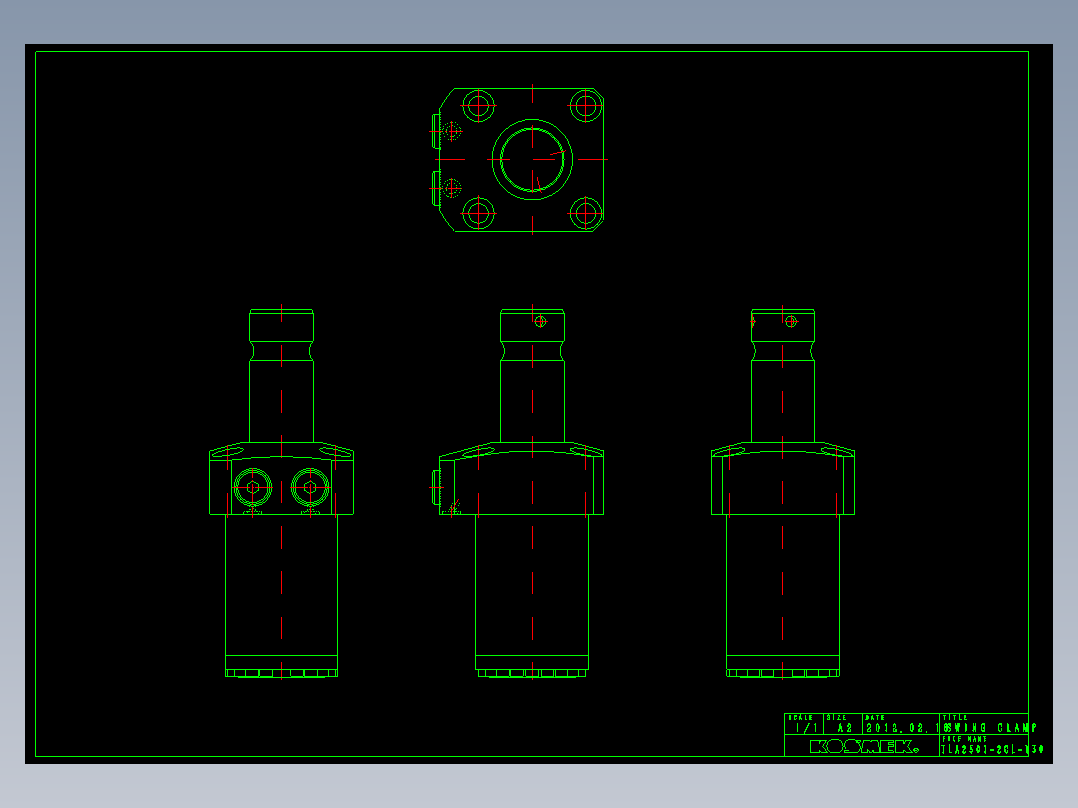 KOSMEKTLA2501-2CL-Y30多系列多零件图纸模型