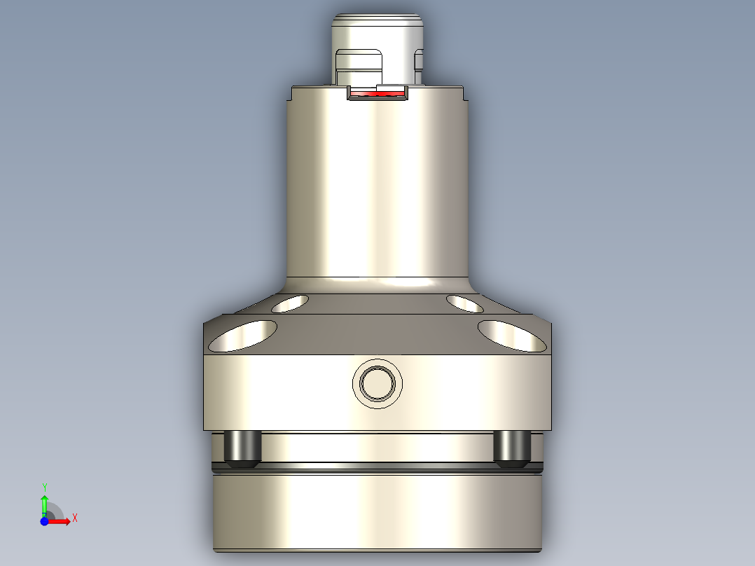 KOSMEKSFA3000-M2A-150-H55多系列多零件图纸模型多系列多零件图纸模型前视图
