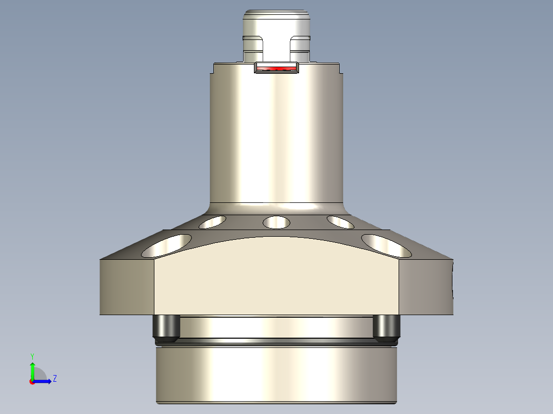 KOSMEKSFA3000-M2A-150-H55多系列多零件图纸模型多系列多零件图纸模型左视图