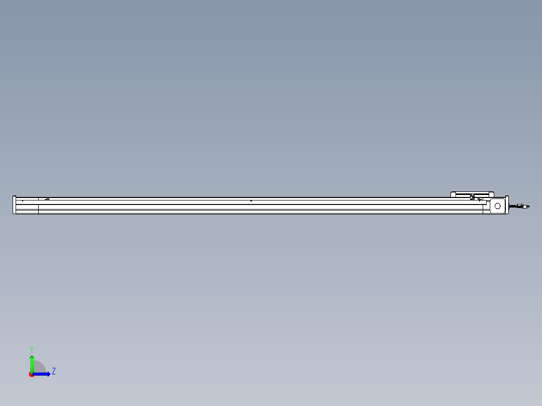 威洛博LB.GB同步带传动--欧规系列LB6A-L130-S1600-BL左视图