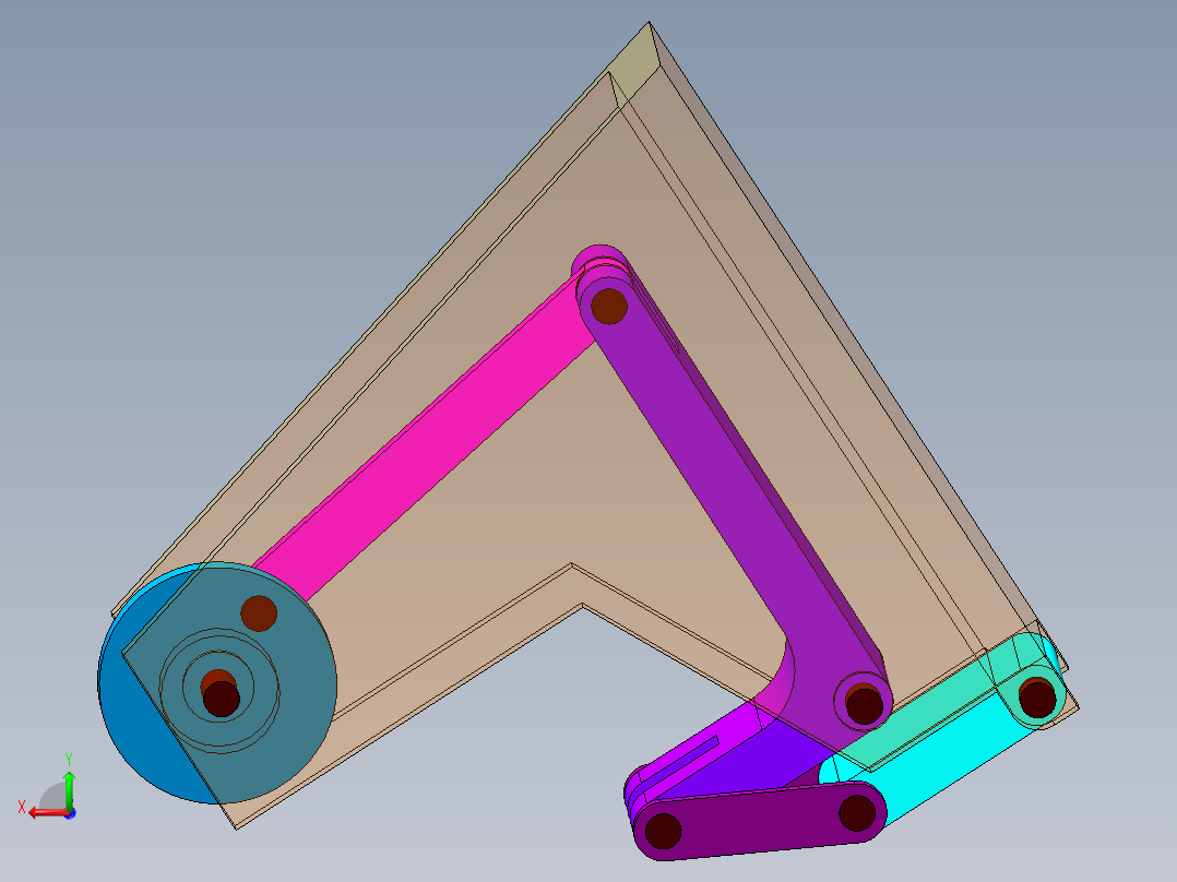 破碎机部件后视图