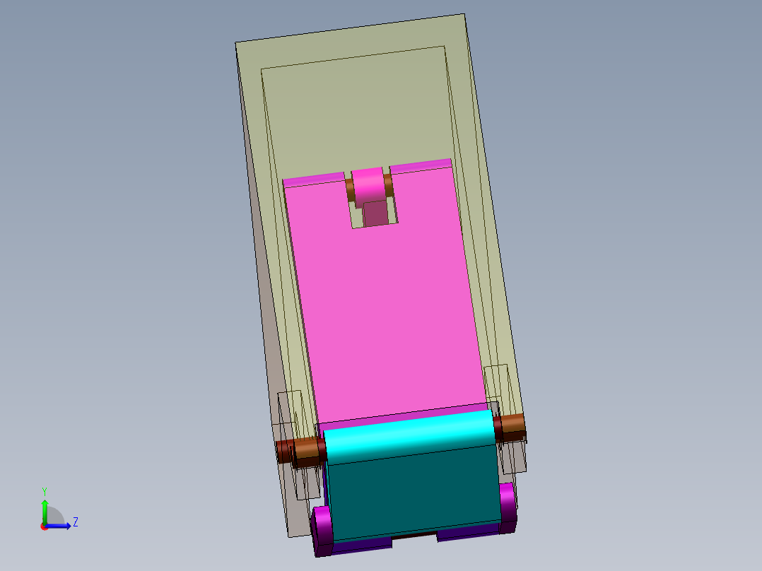 破碎机部件左视图