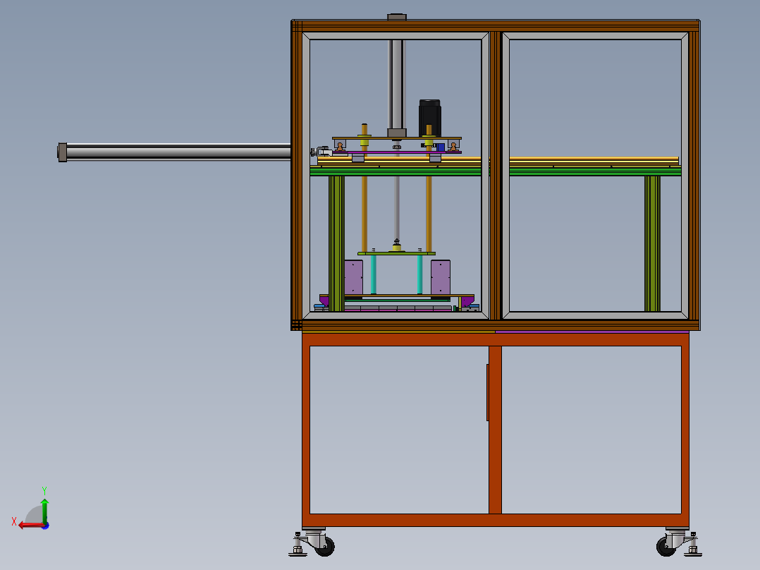 电池外壳送料机sw18可编辑后视图