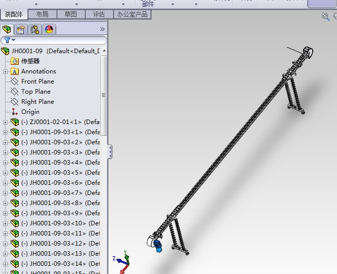 非标链板环型输送线3D图纸H846 非标自动化机械PROE模型 UG模型
