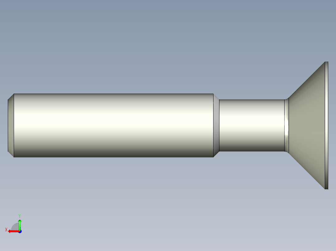 沉头螺钉-Screw_-M10-L50_33-20-14-45_-Cross_Countersunk.stp后视图