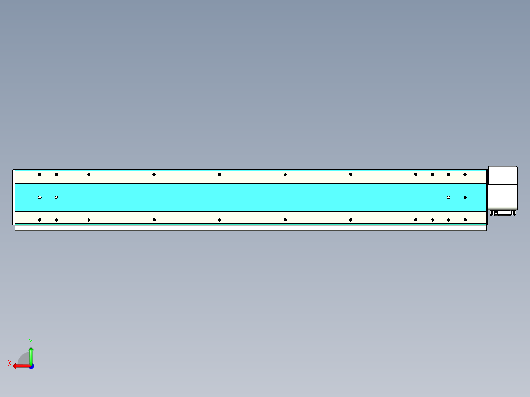 威洛博VBC同步带传动一无尘环境VBC17-L45-S1150-BRU-ZP75-C3后视图