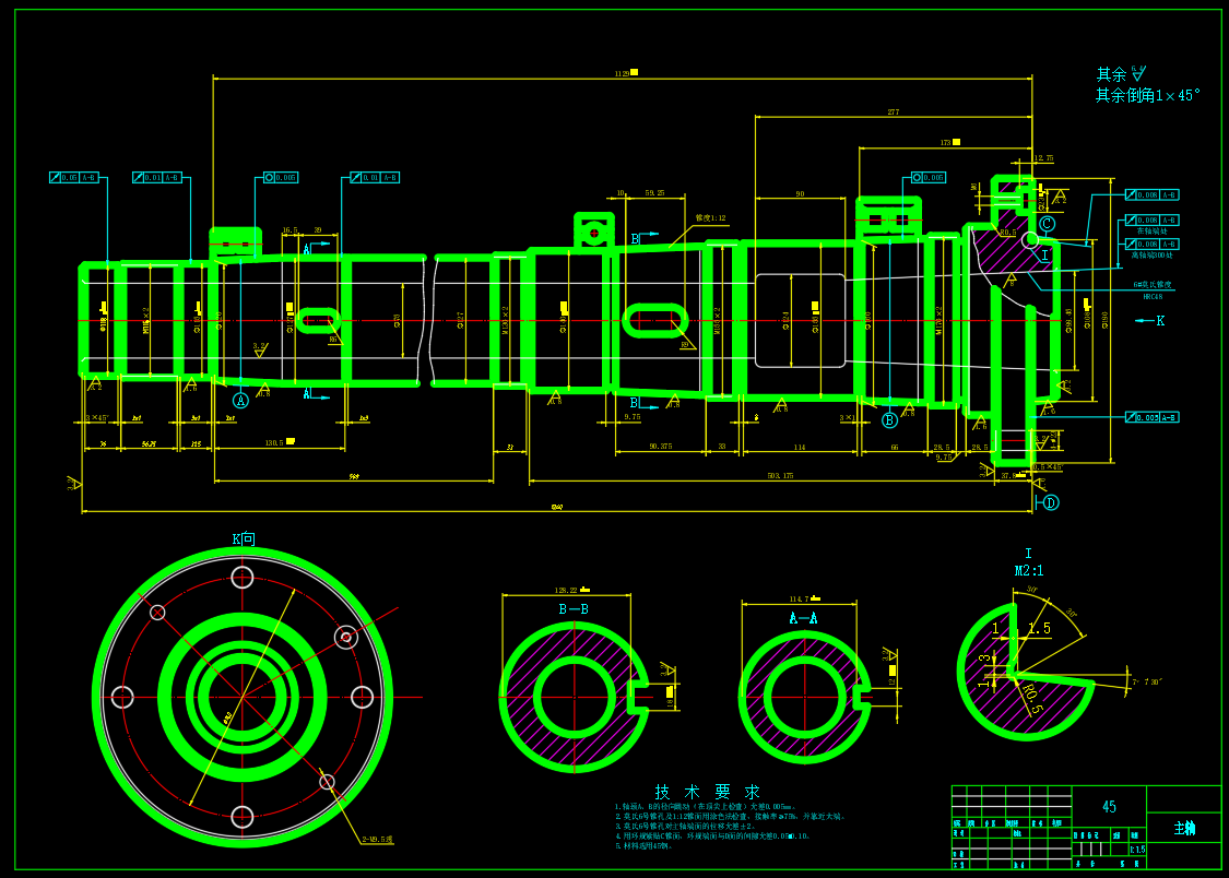 CK6163变速箱设计（设计说明书+12张CAD图纸）