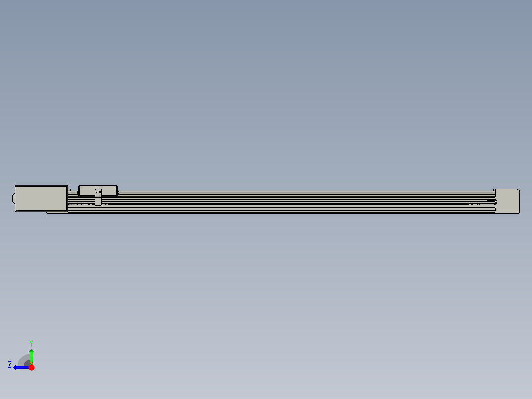 威洛博直线电机模组EB4-L40-S850-BL-57-MS3右视图