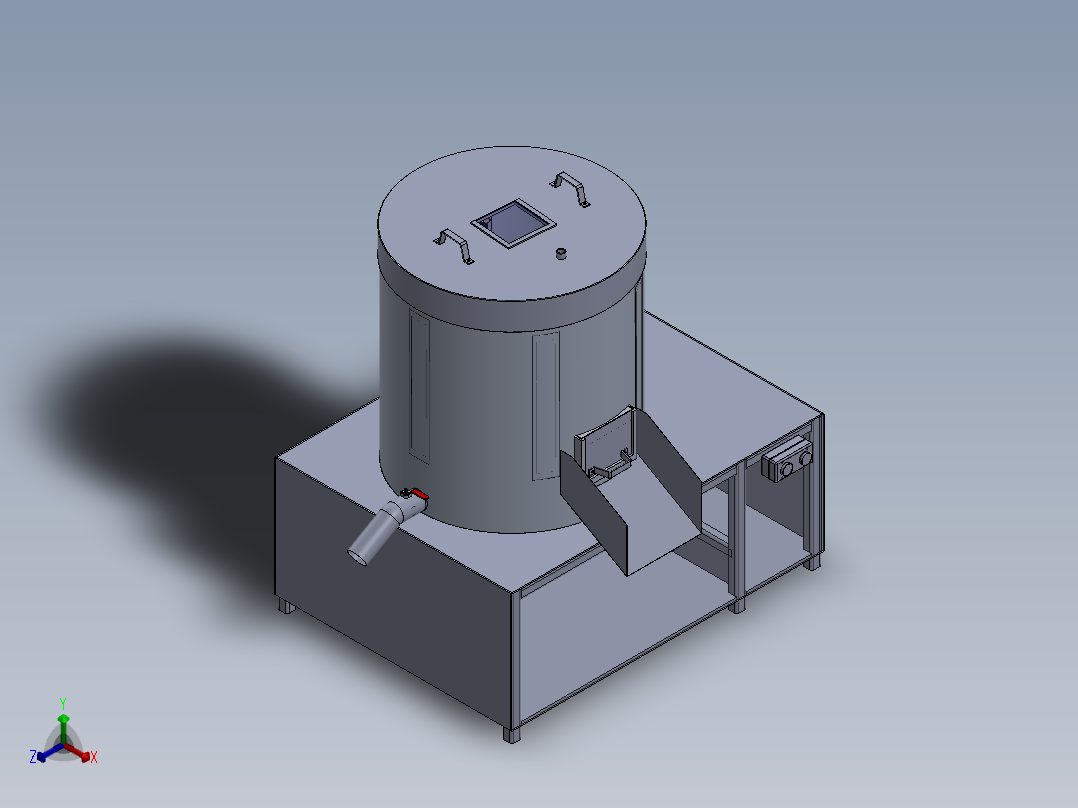 联合削皮器-STEP SW正等轴测图