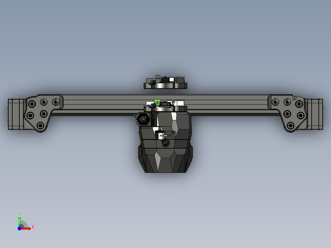 增强型隐形燃烧器前视图