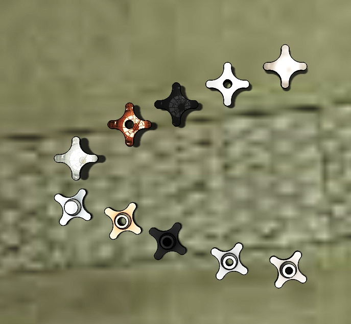 带设计表的手柄