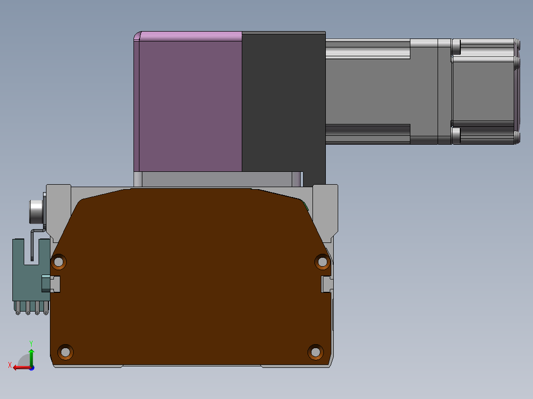 MTB同步带半封闭MTB10-RU-100W后视图
