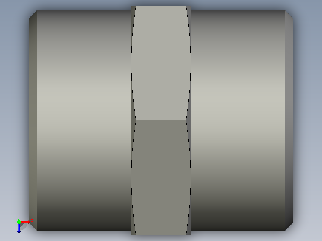 卡套式工业通用硬管接头EO Union G18L71X俯视图