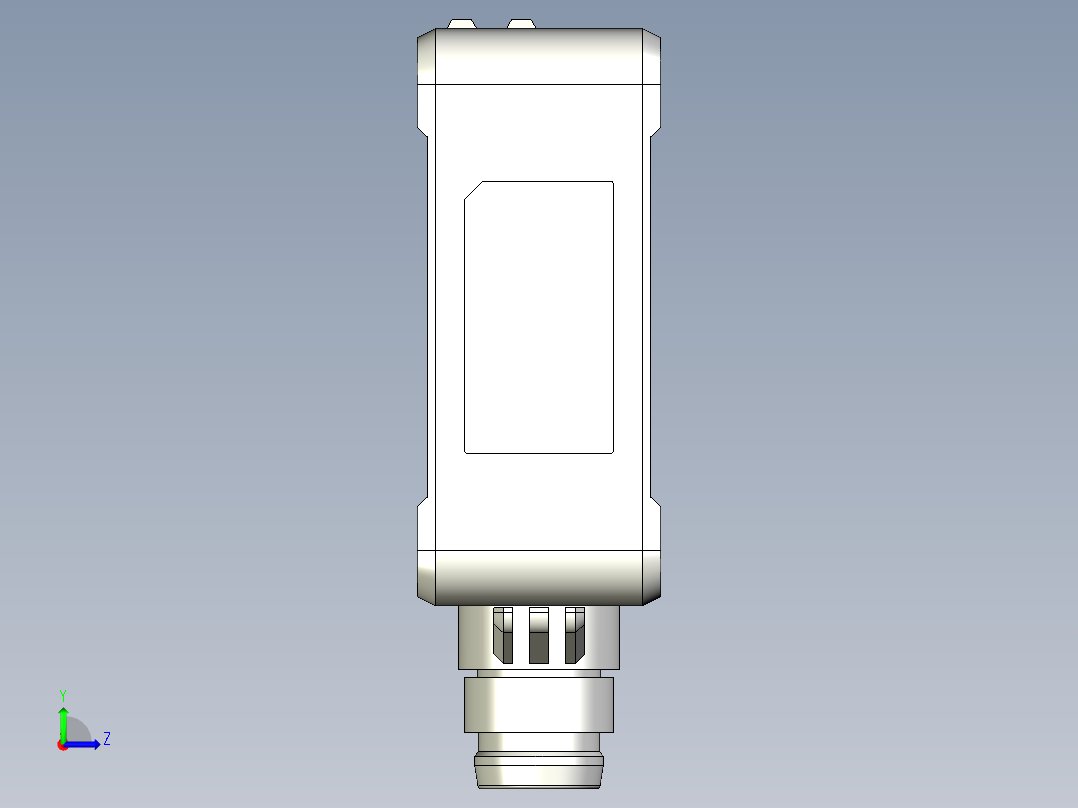 基恩士PZ-G51CN_CP_52CN_CP-R_kc图纸模型左视图