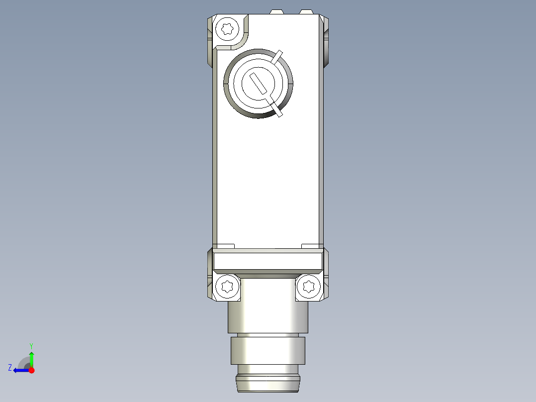 基恩士PZ-G51CN_CP_52CN_CP-R_kc图纸模型右视图