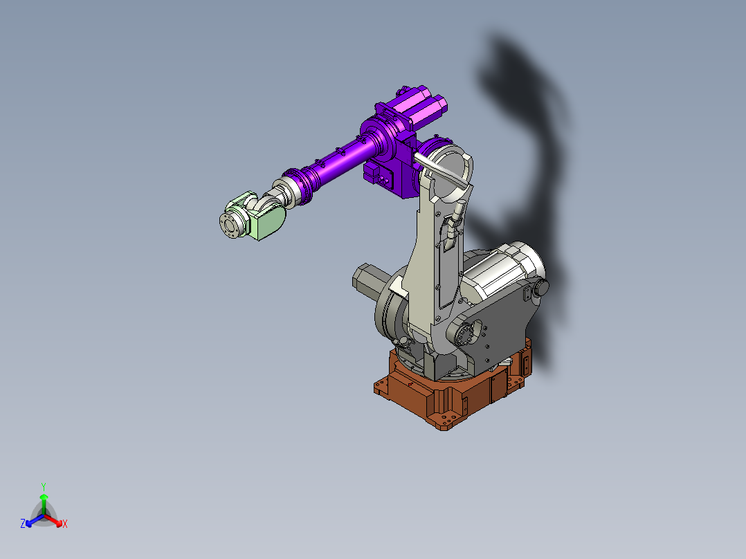 发那科fanuc-430-robot正等轴测图