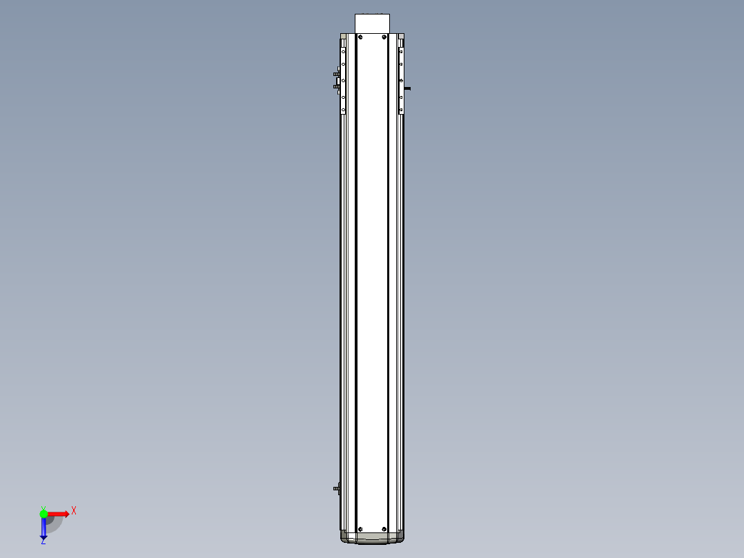 Toyo东佑达直线模组-ETH14-850-BM-400W+煞車俯视图