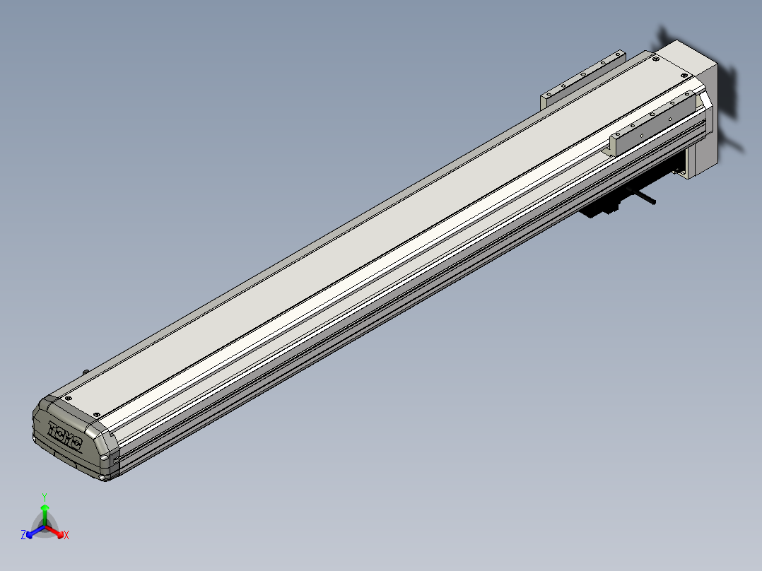 Toyo东佑达直线模组-ETH14-850-BM-400W+煞車正等轴测图