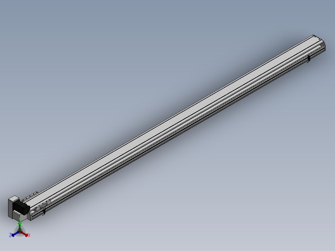 精密模组MT140-L110-2500-LU-M40-C4正等轴测图