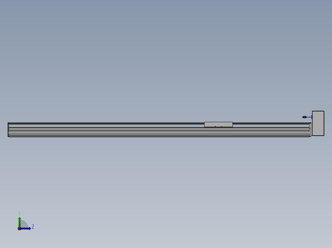精密模组MT220-L150-2100-LU-M75-C4左视图