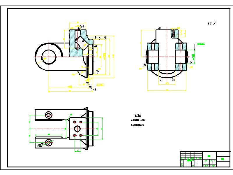 2G021--液压缸头钻孔夹具设计