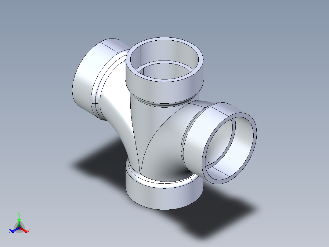 船舶管路系统S15_SeaDrainPLUS_DoubleSanitaryTee-SxSxSxS_37E161902_2in Sea Drain Plus - Sanitary Double Tee - SxSxSxS