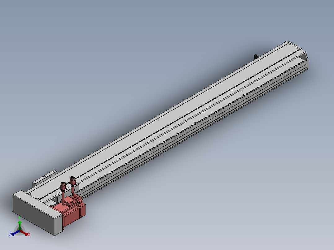 精密模组MY100-T10-900L-BL-P20B-C4-C正等轴测图