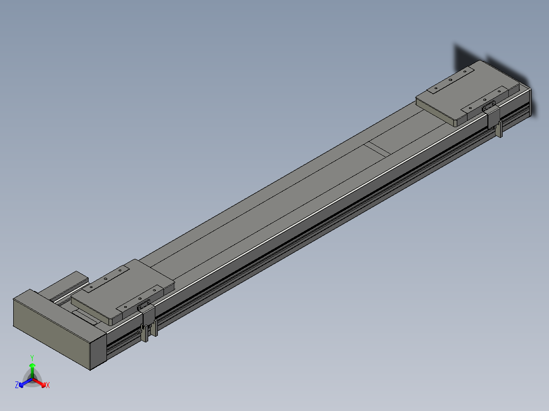 直线模组LHC14-S950-R设计图纸