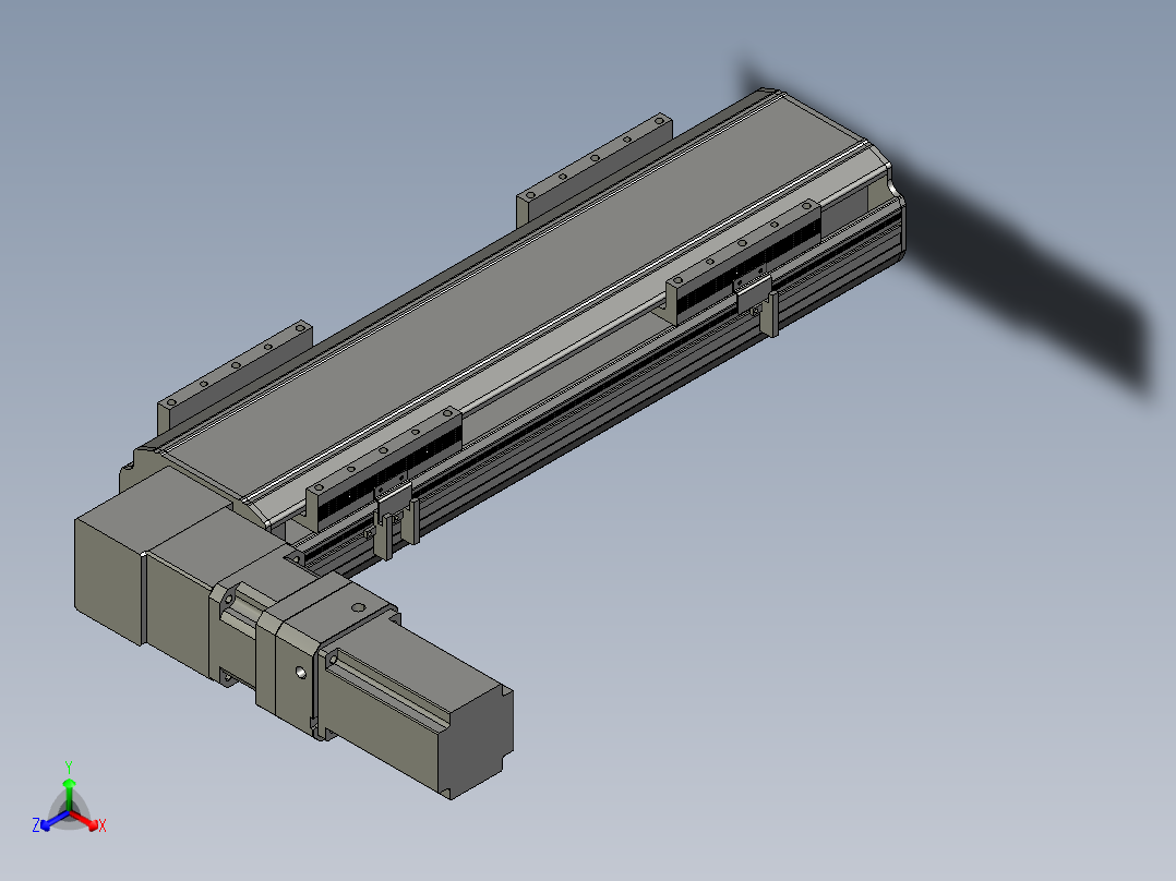 直线模组LHB17-L40-S350-L(B)设计图纸