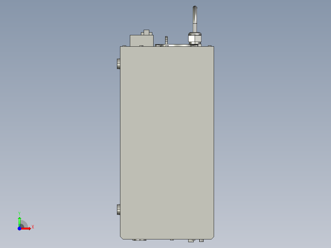 基恩士ML-Z9500_kc图纸模型前视图