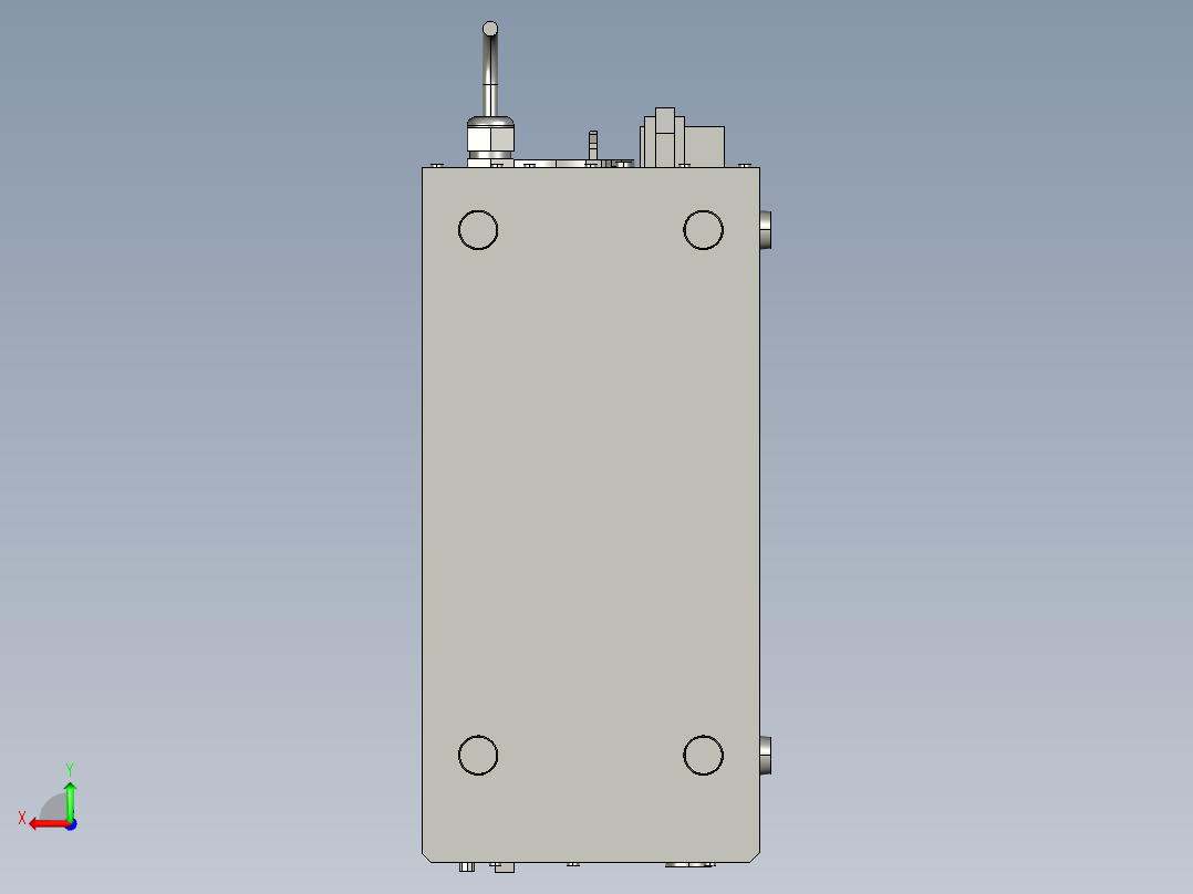 基恩士ML-Z9500_kc图纸模型后视图