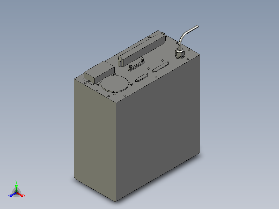 基恩士ML-Z9500_kc图纸模型正等轴测图