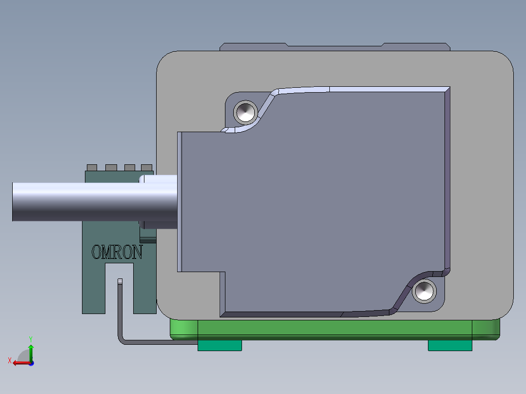 MTH丝杆半封闭模组MTH6M-BC-100W后视图