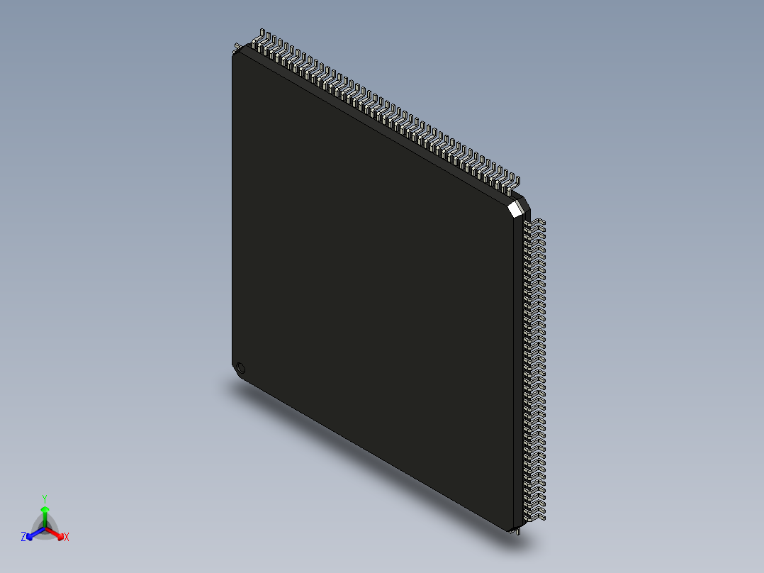 元器件<span style='color: red'>3D</span>封装LQFP176_FPT-176P-M0288